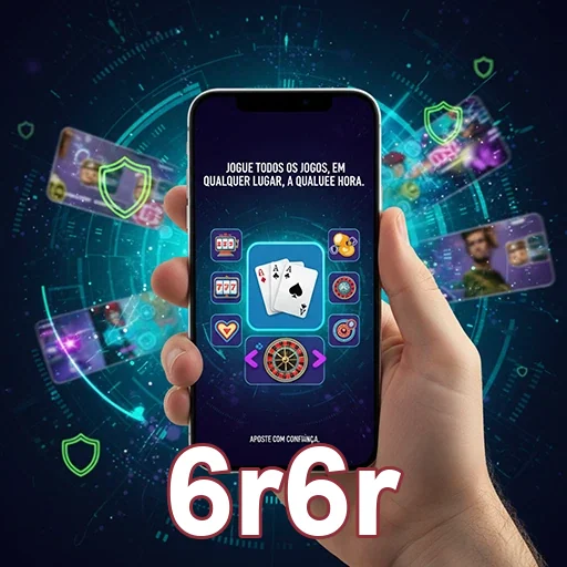 Ilustração de Explore slots e jogos VIP no 6r6r com agilidade