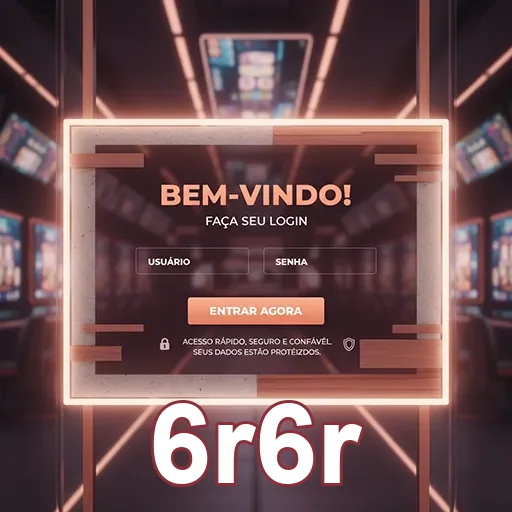 Ilustração de Explore slots e jogos VIP no 6r6r com agilidade