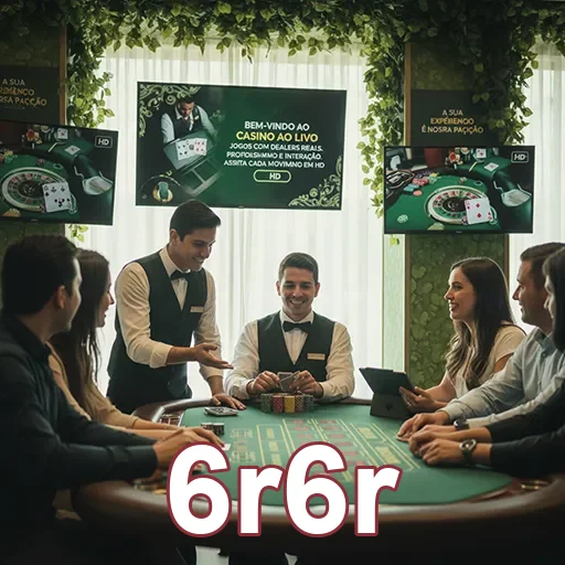 Ilustração de Acesse o 6r6r e entre em um cassino online seguro