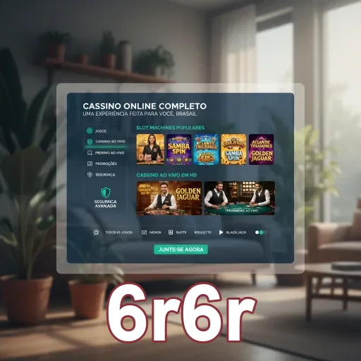 Ilustração de Explore a plataforma de jogos 6r6r com segurança e agilidade